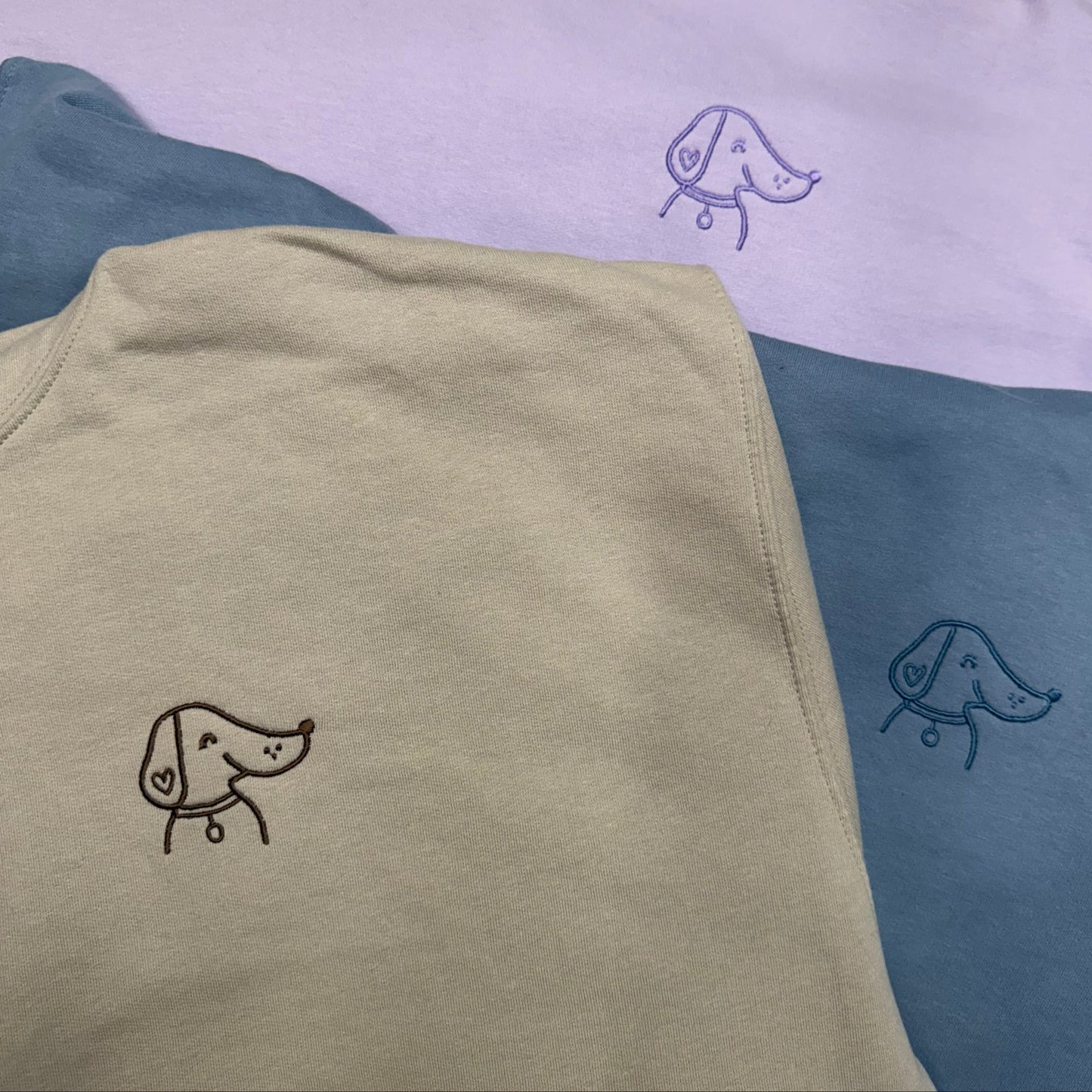 Embroidered Dachshund Hoodie