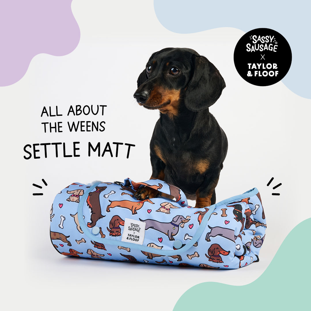 Sassy Sausage x Taylor & Floof Settle Mat