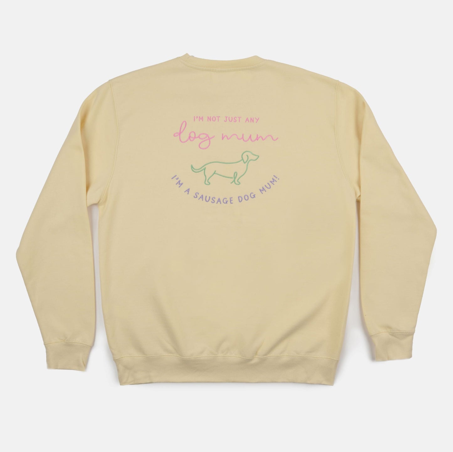 Embroidered Sweatshirt  - Vanilla